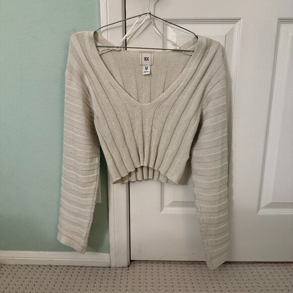 Urban Outfitter's BDG Mavis Stripe Pullover Sweater (Ivory, size M) - Picture 8 of 10